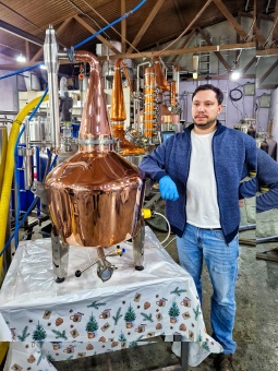 Шотландский медный аламбик для дома